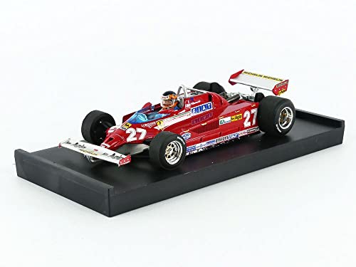 Brumm Ferrari126ck Turbo GP Italia 1981 Gilles Villeneuve #27 1:43 2005 R390CH Auto Rennsport Jungen (6+) und Erwachsene männlich von Brumm