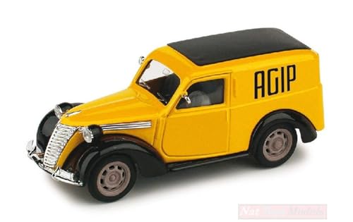 Scale Modell KOMPATIBEL MIT FIAT 1100 E AGIP PETROLI 1950 1:43 BRUMM BM0354 von Brumm