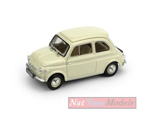 Scale Modell KOMPATIBEL MIT Steyr Puch 500D 1959 BEIGE Sabbia 1:43 BRUMM BM0435-06 von Brumm