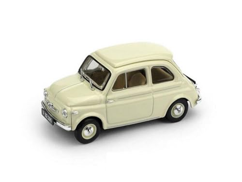 Scale Modell KOMPATIBEL MIT Steyr Puch 500D 1959 BEIGE Sabbia 1:43 BRUMM BM0435-06 von Brumm