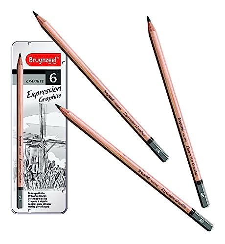 Bruynzeel - 6 Bleistifte im Metalletui von ROYAL TALENS