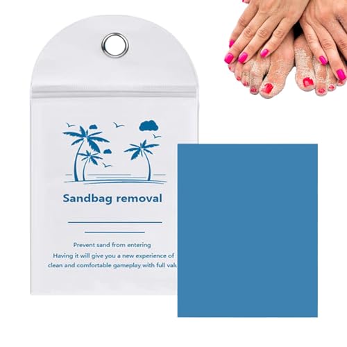 Beach Sand Remover, Portable Sand Cleaning Eraser, 5.51x5.51x0.51 Inches, Natural Ingredient Skin-Friendly Cleaner, Reef-Safe Vacation Accessory for Women and Kids von Bsbkoj