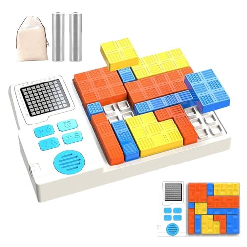 Brain Teaser Sliding Puzzles, Brain Teaser Challenging Kids, 7.87x1.18x5.39 Inches Interactive Creative Puzzle Game Toy with Cards, Perfect for Birthday and von Bsbkoj