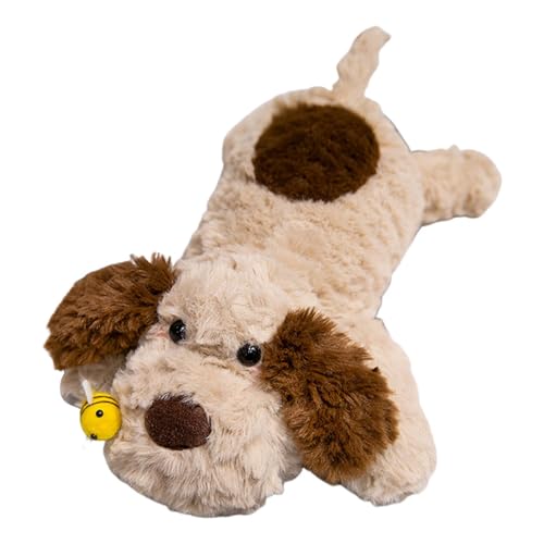 Bsbkoj 20 x 15 x 35 cm Dog, Cartoon Dog Plüsch, niedliches Plüschtier für Kinder, weiches Spielzeug für Hunde, Hund und Biene, Sammlerstück, Plüschtier für Sofa, Bett von Bsbkoj