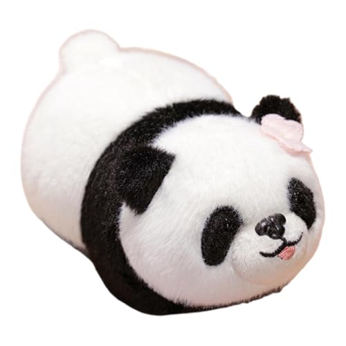 Bsbkoj 26x16cm Plush Panda Doll, Washable Stuffed Animal, Cuddly Panda Plushie, Soft Animal Plush Doll, Kids Panda Pillow, Cute Panda Stuffed Toy, Cuddly Plush Panda, Plush Toys for Kids Adults von Bsbkoj