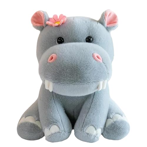 Bsbkoj 55cm Hippo Plush, Stuffed Animal Toy, Cute Plush Doll, Creative Plushie, Soft Hippo Pillow, Cartoon Animal Stuffed Toy, Portable Plush Doll, Plush Toy for Kids, for Men Women Children Birthday von Bsbkoj