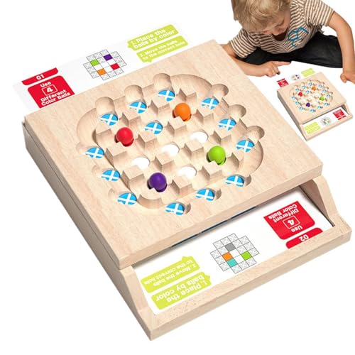 Bsbkoj Bead Board Game, Fun Matching Table Game, Logical Thinking Training Game, Kids Bead Matching Game, Preschool Educational Game, Learning Activities Game, Bead Sorting Game, Bead Board Game von Bsbkoj