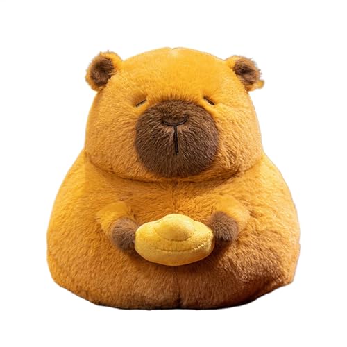 Bsbkoj Capybara Plüschtier, Plüschtier, Capybara Plüsch, niedliches Tier-Plüschkissen, weiches und weiches Plüschtier, Capybara Spielzeug, Premium-Plüschspielzeug für Kinder von Bsbkoj