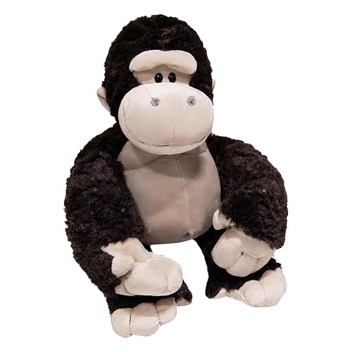 Bsbkoj Chimpanzee Stuffed Animal, Soft Plush Chimpanzee, 9.8 Inch Plush Doll, Cuddly Animal Toy, Chimpanzee Plushie, Cute Plush Doll, Sleeping Companion Toy for Children von Bsbkoj