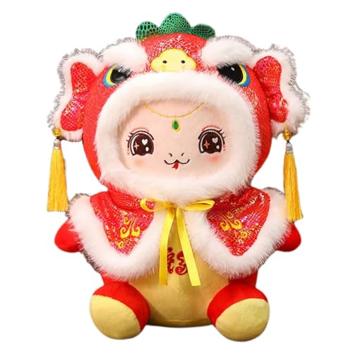 Bsbkoj Chinesische New Year Dekoration, Snake Mascot Doll, Spring Celebrations , 2025 Lunar New Year Plüschtier, süße Snake Doll, chinesische Dekoration, festliche Plüschdekoration, von Bsbkoj