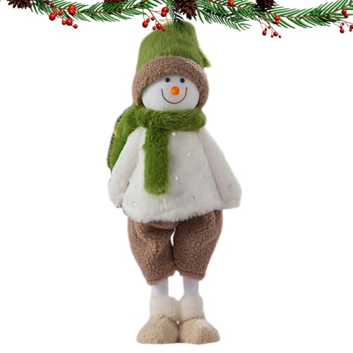 Bsbkoj Christmas Stuffed Doll, Soft Cartoon Reindeer, Comfortable Plush Santa, Cartoon Reindeer Plush, Soft Santa Stuffed Doll, Adorable Cartoon Santa Toy, Cozy Plush Reindeer for Boys’ Holiday von Bsbkoj