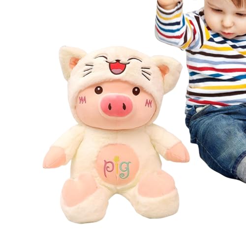 Bsbkoj Cute Pig Plush Toy, Pig Doll Pillow, Sleeping Pig Pillow, Kid’s Pig Plush Gift, Bed Pillow Pig Doll, Cuddly Pig Plush, Soft Plush Pig Toy, Pillow Plush for Kids, Vacuum Packed Pig Doll von Bsbkoj