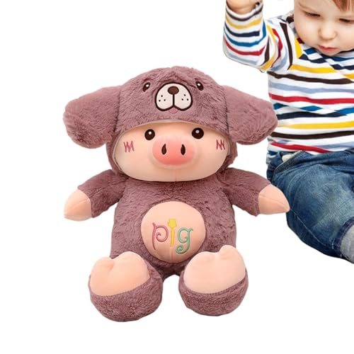 Bsbkoj Cute Pig Plush Toy, Pig Doll Pillow, Sleeping Pig Pillow, Kid’s Pig Plush Gift, Bed Pillow Pig Doll, Cuddly Pig Plush, Soft Plush Pig Toy, Pillow Plush for Kids, Vacuum Packed Pig Doll von Bsbkoj