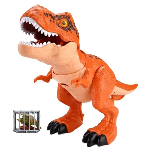 Bsbkoj Dinosaur Toys, 5-Piece Movable Joints Figures, Realistic Press & Open Mouth Design, Educational Learning Playset, 12.99x5.51x3.54 inches, for Boys & Girls von Bsbkoj