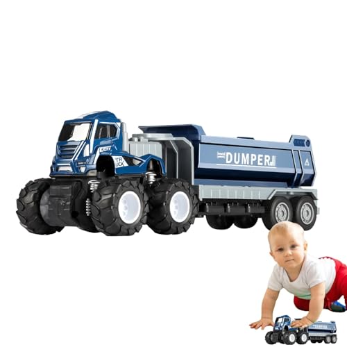 Bsbkoj Dump Truck Toy, Simulation Engineering Vehicle, Large Friction-Powered Dumps Truck, 6.1x3.74x2.95 Inches, Realistic Toddler Trucks Vehicles and Girls Birthday von Bsbkoj