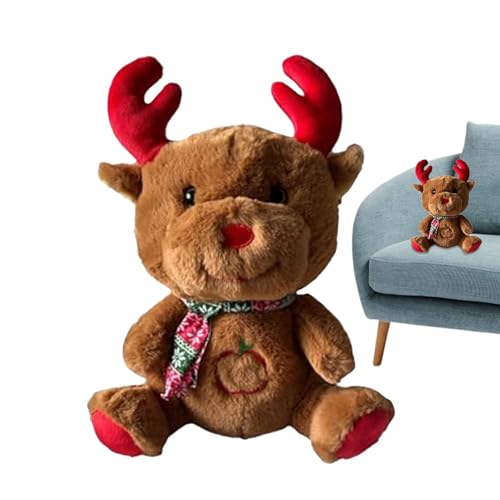 Bsbkoj Elk Plush Toy for Soothing Comfort, Breathing Animal Doll Design, Soft Stuffed Animal for Kids, Ideal Plush Comforting Sleep Companion Doll for Restful Nights and Gentle Cuddles von Bsbkoj