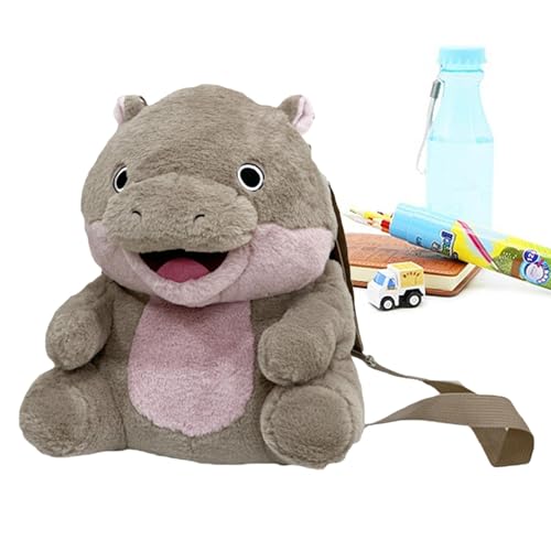 Bsbkoj Hippopotamus Plush Toy, Cute Hippopotamus Plush Toy, Soft Cute Hippo Stuffed Doll, Ideal Stuffed Animal for Kids, Home Decor, and Perfect for Boys and Animal Lovers von Bsbkoj