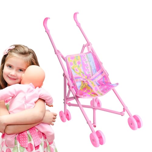 Bsbkoj Kinderwagen für Puppen | D-Spielzeug, Nachahmung für | interaktives Spielzeug für Babypuppen für Rollenspiele zu Hause in der Familie im Kindergarten und in der Gruppe Bsbkoj Kinderwagen für Puppen | D-Spielzeug, Nachahmung für | interaktives Spielzeug für Babypuppen für Rollenspiele zu Hause in der Familie im Kindergarten und in der Gruppe von Bsbkoj