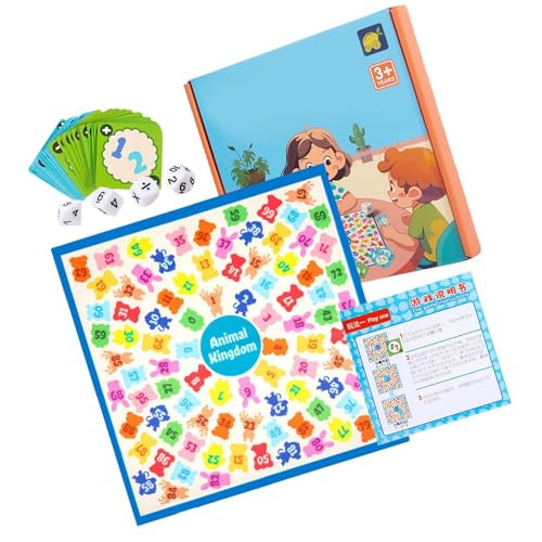 Bsbkoj Math Learning Games, Preschool Math Games, Educational Math Board Games, Animal Math Games, Kindergarten Math Toys, Fun Math Learning Games, Kids Educational Games, Math Board Games for Kids von Bsbkoj