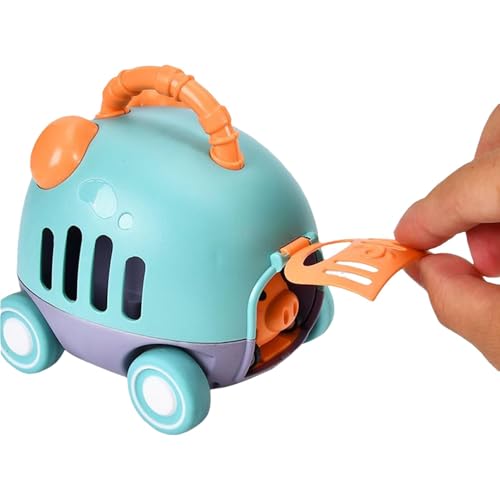 Bsbkoj Push Car Toy, Fine Motor Skills Development, 4.33x4.33x3.54 Inches, Adorable Animal Friction-Powered Car, Sliding Motion Toy, Inertia Press and Go Vehicle for Boys, Girls von Bsbkoj