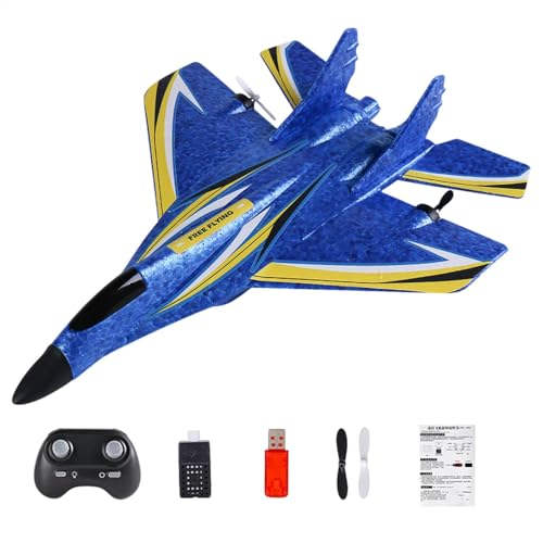 Bsbkoj RC Planes for Kids, LED Light RC Airplane, Educational Outdoor RC Aircraft, Waterproof RC Flying Toy, Beginner RC Airplane, 2.4GHz Remote Control Plane, Durable RC Airplane Toy, Lightweight RC von Bsbkoj