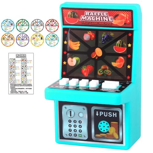 Bsbkoj Small Arcades Game, Classic Portable Arcades Machine, Retro Raffle Machine, Fun Entertainment Battery Powered for Home, Cafe, and Hotel, 2.83x2.76x4.92 Inches von Bsbkoj