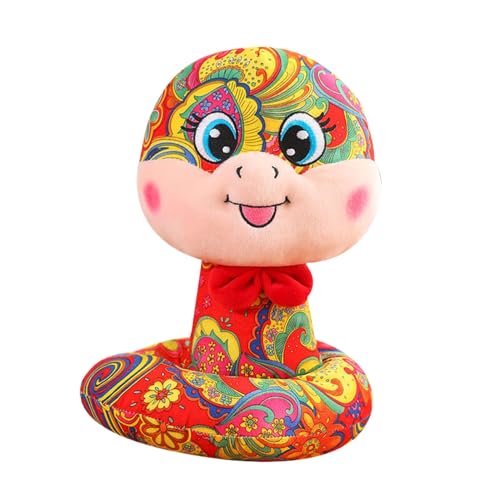 Bsbkoj Snake Stuffed Tier, chinesisches Snake Stuffed Tier, 9,8 Zoll Standing Mascot The 2025 Year of The Snake Plush, Chinesische Snake Stuffed Animals for Chinese Spring von Bsbkoj