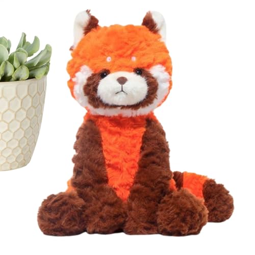 Bsbkoj Stuffed Bear Pillow, Soothing Plush Toy, Bear Hugging Doll Kids Bedtime Plush Soft Cuddle Pillow Bear Soother Toy Comfortable Plush Bear Gift for Kids 9.45 inches, Orange von Bsbkoj