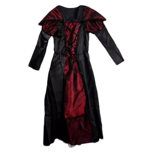 Bsbkoj Vampir-Kostüm, Kospe-Cosplay-Outfit, edle gotische Halloween-Kleidung mit Umhang, elegante Partykleidung für Kinder, von Prinzessin inspirierte, gruselige Kleidung und Aufführungen Bsbkoj Vampir-Kostüm, Kospe-Cosplay-Outfit, edle gotische Halloween-Kleidung mit Umhang, elegante Partykleidung für Kinder, von Prinzessin inspirierte, gruselige Kleidung und Aufführungen von Bsbkoj