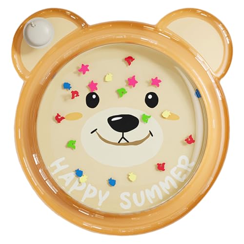 Bsbkoj Wassermatte Für Babys, Aufblasbare Kühlende Spielunterlage, Faltbare Sensorische Matte Entwicklungsaktivitätszentrum für Kleinkinder und Mädchen Bsbkoj Wassermatte Für Babys, Aufblasbare Kühlende Spielunterlage, Faltbare Sensorische Matte Entwicklungsaktivitätszentrum für Kleinkinder und Mädchen von Bsbkoj