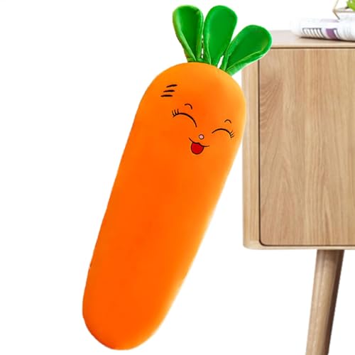 Carrot Plüschtier, weiche Karottenform, Karottenkissen, bequemes Touch-Pad, süßes Karottenspielzeug für Mädchen, Karottenspielzeug, für die , Karottenkissen für Freunde, Karottenspielzeug, für die von Bsbkoj