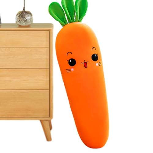 Carrot Plüschtier, weiche Karottenform, Karottenkissen, bequemes Touch-Pad, süßes Karottenspielzeug für Mädchen, Karottenspielzeug, für die, Karottenkissen für Freunde, Karottenspielzeug, für die von Bsbkoj