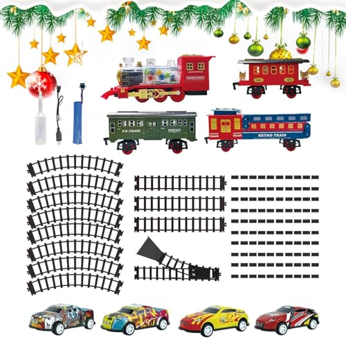 Classic Electric Train Toy, Sound Train Set, Locomotive Model Toy, Battery-Powered Railway Kit, Christmas Train Set, Toy Train for Girls, Interactive Train Set, Battery-Operated Train von Bsbkoj