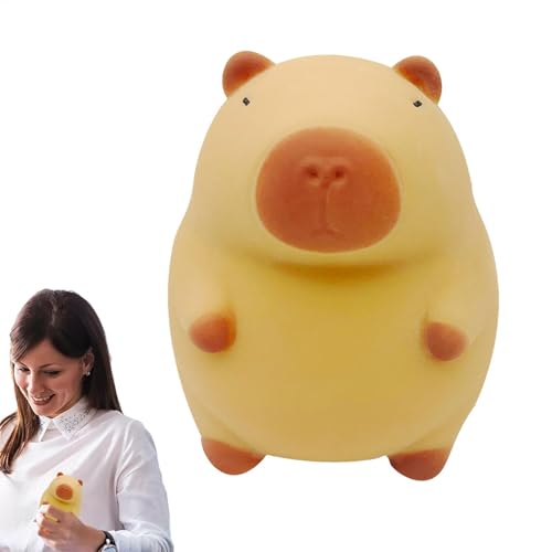 Cute Animal Anti-Stress Squeeze Toy, Creative Capybara Fidget Toy, 3.94x2.95 Inches, Adorable Capybara, Slow Rebound Rubber Animal, Stress Relief Vent for Relaxation von Bsbkoj