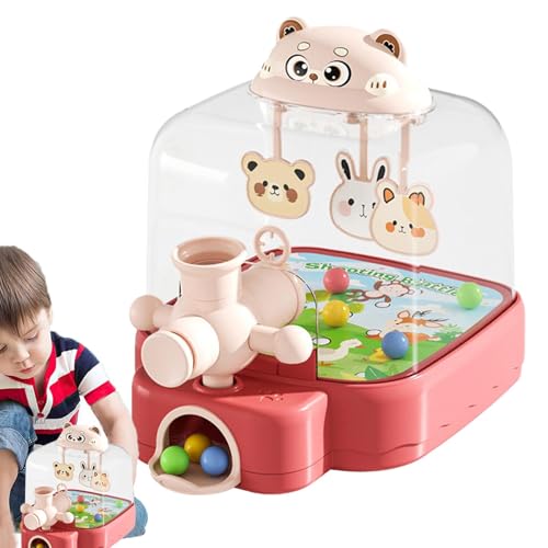 Cute Bear Action Game, Reflex Game for Children, Fine Motor Skills Toy, Educational Interactive Toys, Pinball for Boys And Girls, Interactive Reflex Toy, Child-Safe Toy, Portable Pinball von Bsbkoj