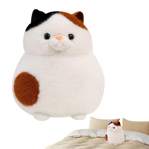 Cute Cat Plush Toy, Stuffed Cartoon Cat Doll, Soft Cat Stuffed Animal, Plush Cat Toy, Cartoon Cat Plush Stuffed Animal Cat Toy, Cat Pillow Plush Cozy Cat Plush Toy, Plush Toy for Bedroom von Bsbkoj