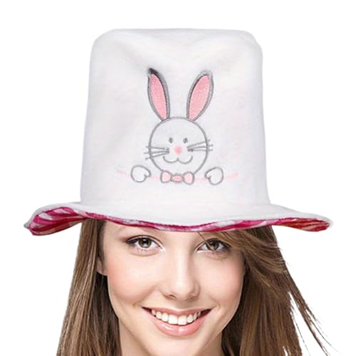 Easter Bunny Top Hat, Velvet Bunny Kostüm Hat, Funny Rabbit Hat, Easter Party Headwear, Dress Up Bunny Hat, Rabbit Kostüm Headwear, Easter Holiday Kostüm Hat, Cosplay Bunny Hat, Funny Easter Hat von Bsbkoj