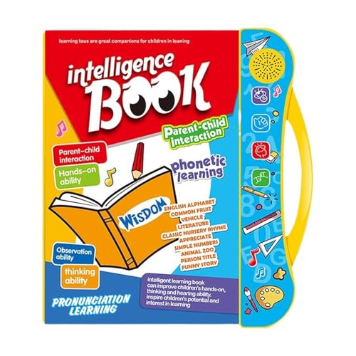 Educational Sound Talking Book, Electronic Learning Book, Phonetic Learning Intelligence Toy, Talking Pronunciation Book for, Interactive Learning Book Toy, School Educational Talking Book von Bsbkoj