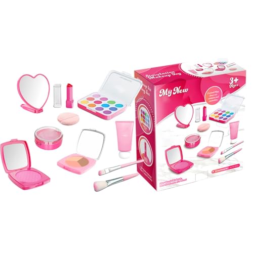 Girls Pretend Makeup Sets, Girls Makeup Kit, Kinder Rollen-Makeup, Fake Makeup Set für Mädchen, Pretend Kosmetik Set, Make-up Spielzeug für Mädchen, Kinder Make-up Set, Make-up für Kinder von Bsbkoj