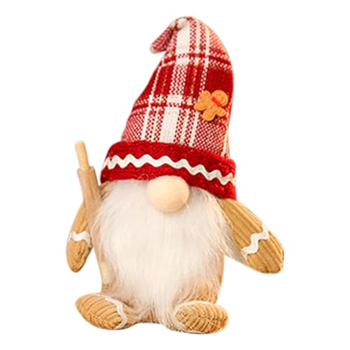 Gnomes Gingerbread Toys, Christmas Stuffed Animals Decorations, Funny Plush Doll Christmas Decoration, Collectible Christmas Figurine, Tomte Doll for Window Table Christmas Tree Fireplace von Bsbkoj