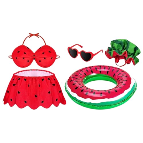 Hawaiianisches -Tier-Outfit, Bikini-Kostüm mit Hut und Brille, elastische dekorative Kleidung für Rasenstatuen, lustiges festliches Accessoire für Auffahrt, Hinterhof, Balkon, Pfad im Freien Hawaiianisches -Tier-Outfit, Bikini-Kostüm mit Hut und Brille, elastische dekorative Kleidung für Rasenstatuen, lustiges festliches Accessoire für Auffahrt, Hinterhof, Balkon, Pfad im Freien von Bsbkoj