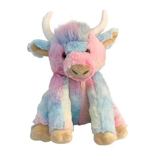 Highland Cow Plüschtier, Scottish Cow Plüschtier, Highland Cow Cuddly Toy, Mooiled Cow Plush, Farm Animal Stuffed Toy, Scottish Plush Animal, Highland Coo Soft Toy, Sound-making Cow Toy, Stuffed Farm von Bsbkoj