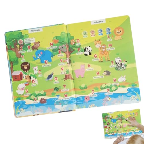 Interaktive Bücher - 14 Themen und über 260 Wörter für Rechtschreibung, elektronisches Lernbuch mit Ton, Spielzeug für die frühe Bildung für Kindergarten, Vorschule, Zuhause, Sprachentwicklu Interaktive Bücher - 14 Themen und über 260 Wörter für Rechtschreibung, elektronisches Lernbuch mit Ton, Spielzeug für die frühe Bildung für Kindergarten, Vorschule, Zuhause, Sprachentwicklu von Bsbkoj
