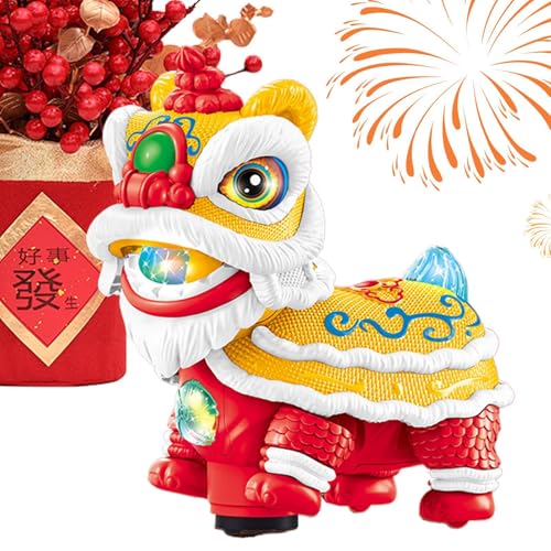 Lion Dance Toy, Lion Car Dashboard Ornaments, Lucky Lion Dance Model, Shaking Lion Dashboard Toy, Lion Dance With Light And Music, Lion Dance Model For Decoration, Lucky Lion Dance Toy, Lion Dance Das von Bsbkoj