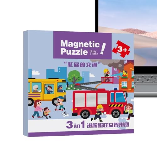 Magnetisches Puzzle - -Magnetjigsaw Für Frühes Lernen, Tragbares Reisespielzeug Mit Eltern -Kind -Interaktionsfunktion, Bildungsspiel Für 2-6 Jahre Alte Mädchen Kinder, Farbenfrohe Magnetisches Puzzle - -Magnetjigsaw Für Frühes Lernen, Tragbares Reisespielzeug Mit Eltern -Kind -Interaktionsfunktion, Bildungsspiel Für 2-6 Jahre Alte Mädchen Kinder, Farbenfrohe von Bsbkoj