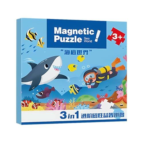 Magnetisches Puzzle - -Magnetjigsaw Für Frühes Lernen, Tragbares Reisespielzeug Mit Eltern -Kind -Interaktionsfunktion, Bildungsspiel Für 2-6 Jahre Alte Mädchen Kinder, Farbenfrohe Magnetisches Puzzle - -Magnetjigsaw Für Frühes Lernen, Tragbares Reisespielzeug Mit Eltern -Kind -Interaktionsfunktion, Bildungsspiel Für 2-6 Jahre Alte Mädchen Kinder, Farbenfrohe von Bsbkoj