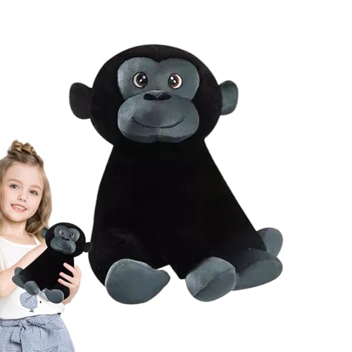 Monkey Stuffed Animal, Soft Zoo Monkey Plush, 8-Inch Stuffed Gorilla, Plush Throw Pillow Monkey, Monkey Toy Cushion, Kids Monkey Stuffed Toy, Soft Plush Zoo Animal, Simulated Gorilla Plush, Monkey Bir von Bsbkoj