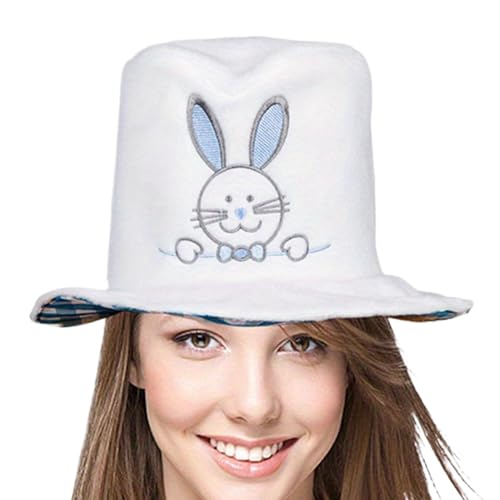 Osterhase Top Hut Samt Bunny Kostüm Hut Lustiger Hasenhut Ostern Party Kopfbedeckung Dress Up Bunny Hut Kaninchen Kostüm Kopfbedeckung Ostern Urlaub Kostüm Hut Cosplay Bunny Hut Lustige Osterhut von Bsbkoj