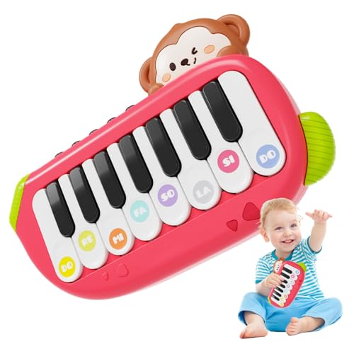 Pocket Piano, Kids Musical Instrument Toy, Monkey Educational Piano, Portable Piano Keyboard, Multi-Function Musical Toy,, Interactive Music Toy, Musical Instruments Toys for 3-5 Year Old Children von Bsbkoj