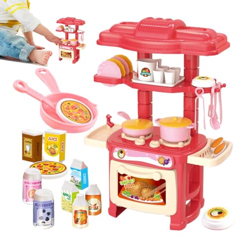 Pretend Kitchen Set, Kitchen Accessories, Pretend Food Toys, Girls Cooking Toy, Learning Education Toy, Toddler Games, Pretend Role Toy, Educational Cooking Toy, Kitchen Toy Set von Bsbkoj